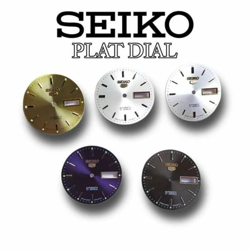 seiko-5-แผ่นนาฬิกาข้อมืออัตโนมัติ