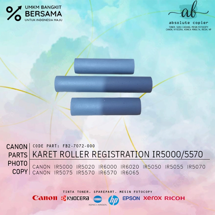 ลูกกลิ้งยางลงทะเบียน ADF Canon Photocopy IR 5000 6000 5020 6020 5570