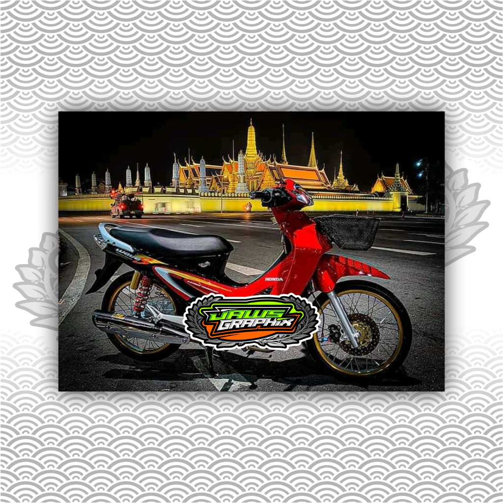 สติกเกอร์แต่ง HONDA KARISMA 125 / Wave 125S ปี 2002 รูปที่ 3