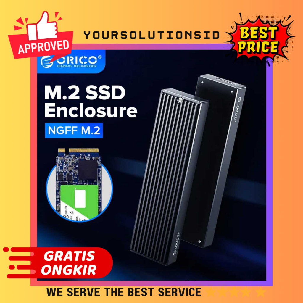 อะแดปเตอร์ Orico Enclosure NGFF M.2 SSD เป็น USB 3.1 Type C - M2PF-C3 ...