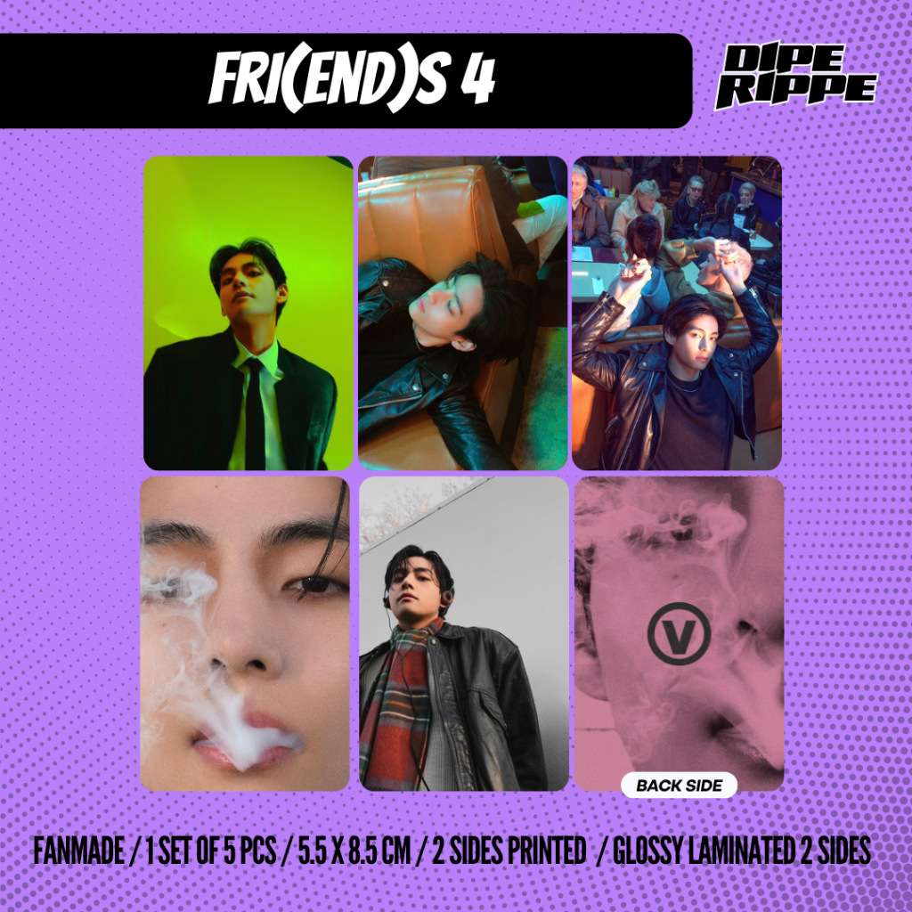 Bts PHOTOCARD - FRI(END)S V KIM TAEHYUNG THV FRIENDS | Shopee Thailand