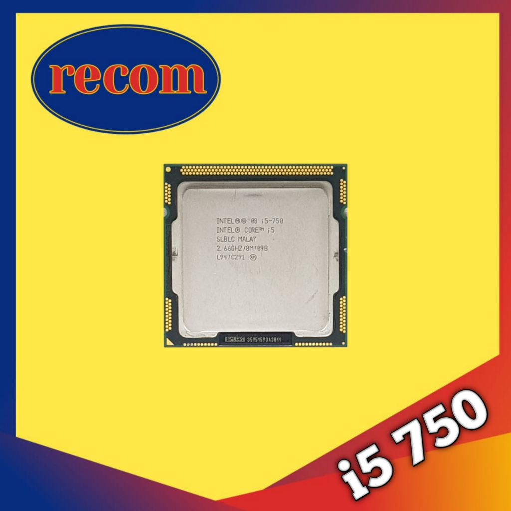 Intel CORE i5 750 PROCESSOR รับประกัน 1 ปี/1 เดือน Shopee Thailand
