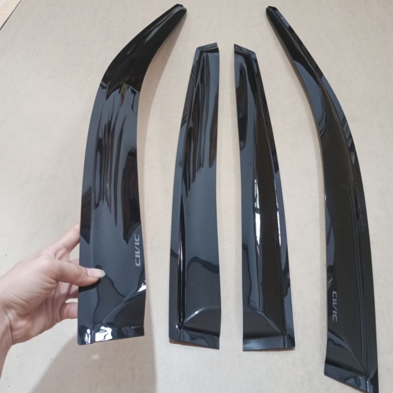 Honda Civic turbo Car Gutter slim รุ่น 2019-2020-2021-2022 | Shopee ...