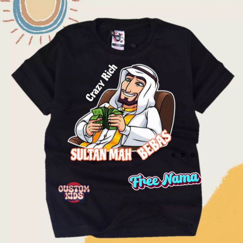 เสื้อยืด-พิมพ์ลาย-sultan-mah-สําหรับเด็ก