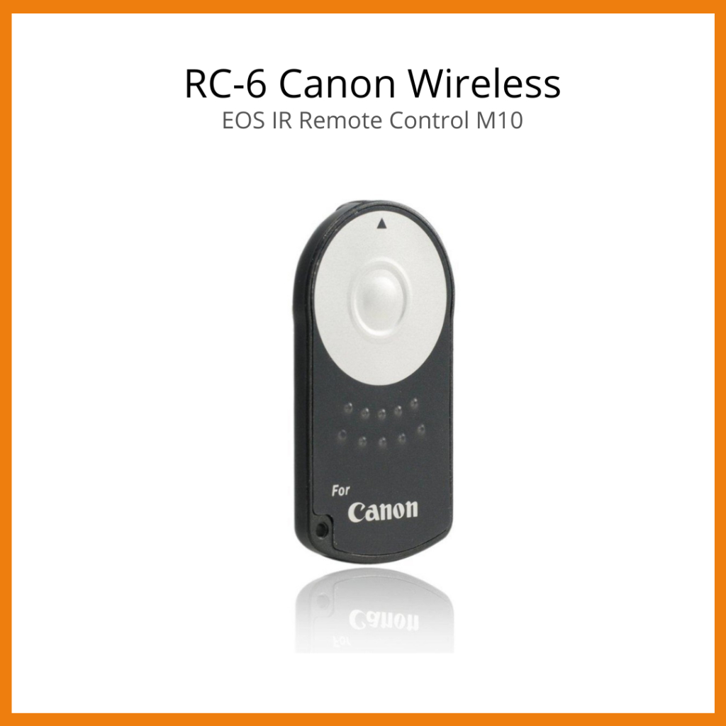 RC-6 รีโมทคอนโทรล IR ไร้สาย Canon สําหรับ EOS 700D, 1000D, EOS M10 ...