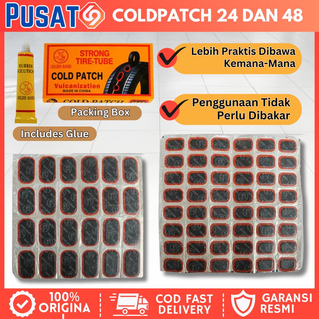 ยางจักรยาน PATCH Tool/COLD PATCH/Tip Top Size M (48 Patches/COLD PATCH ...