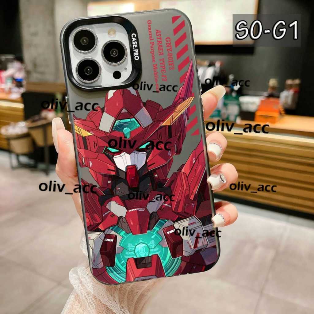 เคสโทรศัพท์มือถือ ลายโลโก้ MOTIF GUNDAM MACARON SO COOL สําหรับ REALAME