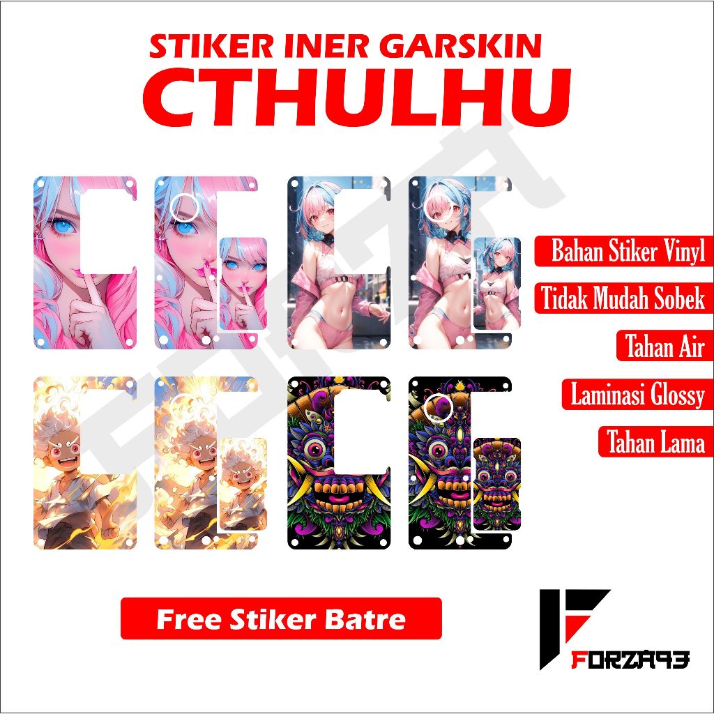 Forza93 CTH UL HU STICKERS สติ๊กเกอร์ไวนิล MATERIAL | Shopee Thailand
