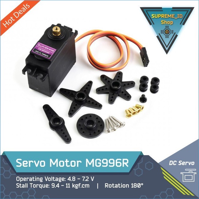 ราคาพิเศษ Digital PWM Control เกียร์โลหะเซอร์โวมอเตอร์ MG996R RC หุ่น ...