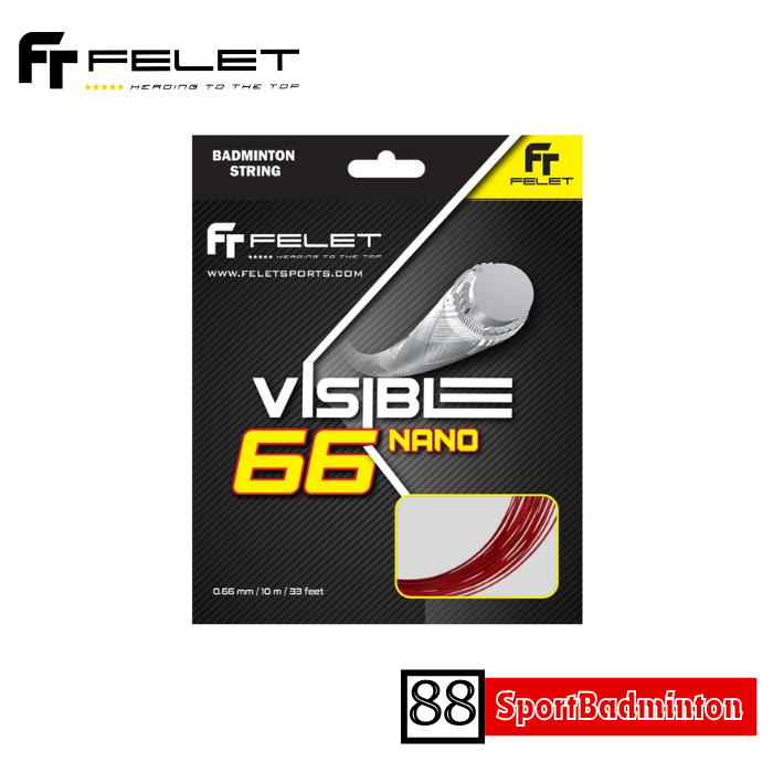 Felet VISIBLE 66 NANO - สายแบดมินตันดั้งเดิมของ Felet | Shopee Thailand
