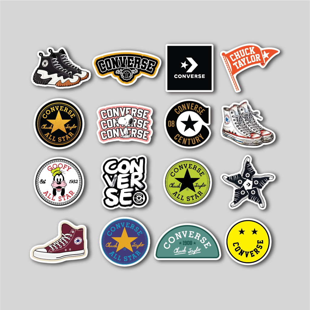 สติ๊กเกอร์ Converse 2 PACK | สติ๊กเกอร์ Tumblr | หมวกกันน็อค SUITcase ...