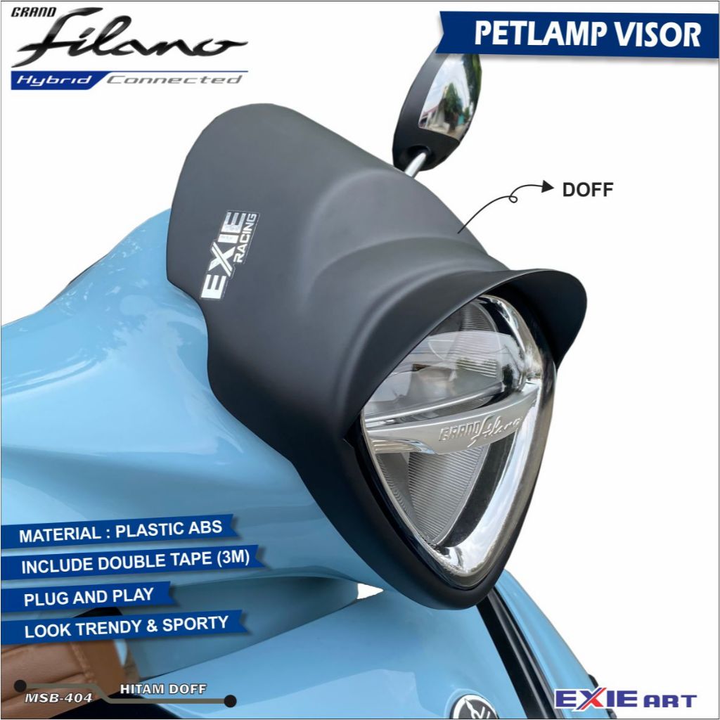 Grand Filano Speedometer Visor Light Hat - Exie Art Motorcycle Garnish ...