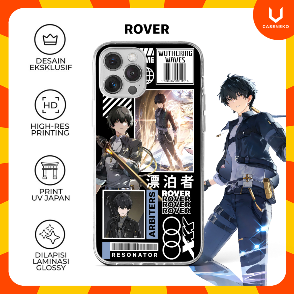 เคสแบบกําหนดเอง Rover Male Wuthering Wave Wuwa Casing HP 2 | Shopee ...