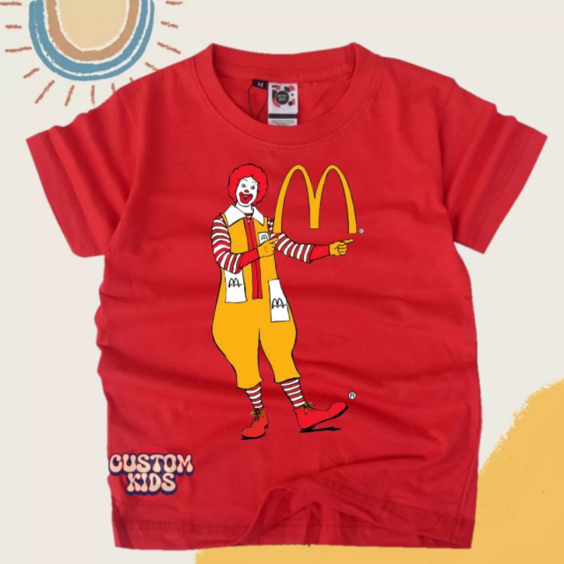 เสื้อยืด-mcd-boys-girls-สําหรับเด็กผู้ชาย-และเด็กผู้หญิง