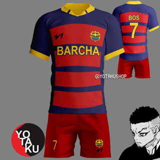 เสื้อกีฬาคอสเพลย์อนิเมะ Blue Lock FC BARCHA Boss YOTAKUSHOP