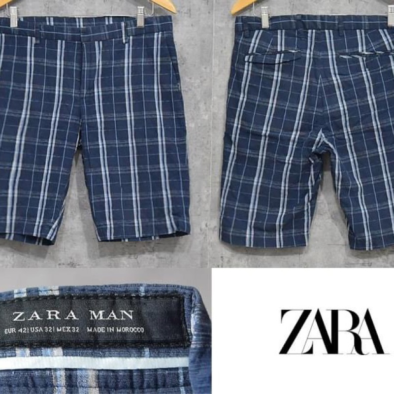 กางเกงขาสั้น Zara MADE IN MOROCCO SIZE 32 Shopee Thailand