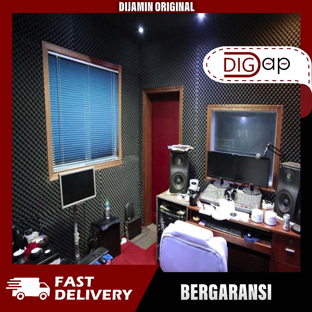 Digap - JROD โฟมไข่ กันเสียง ขนาด 30x30x1.5 ซม. 6 ชิ้น - SFS1 | Shopee ...