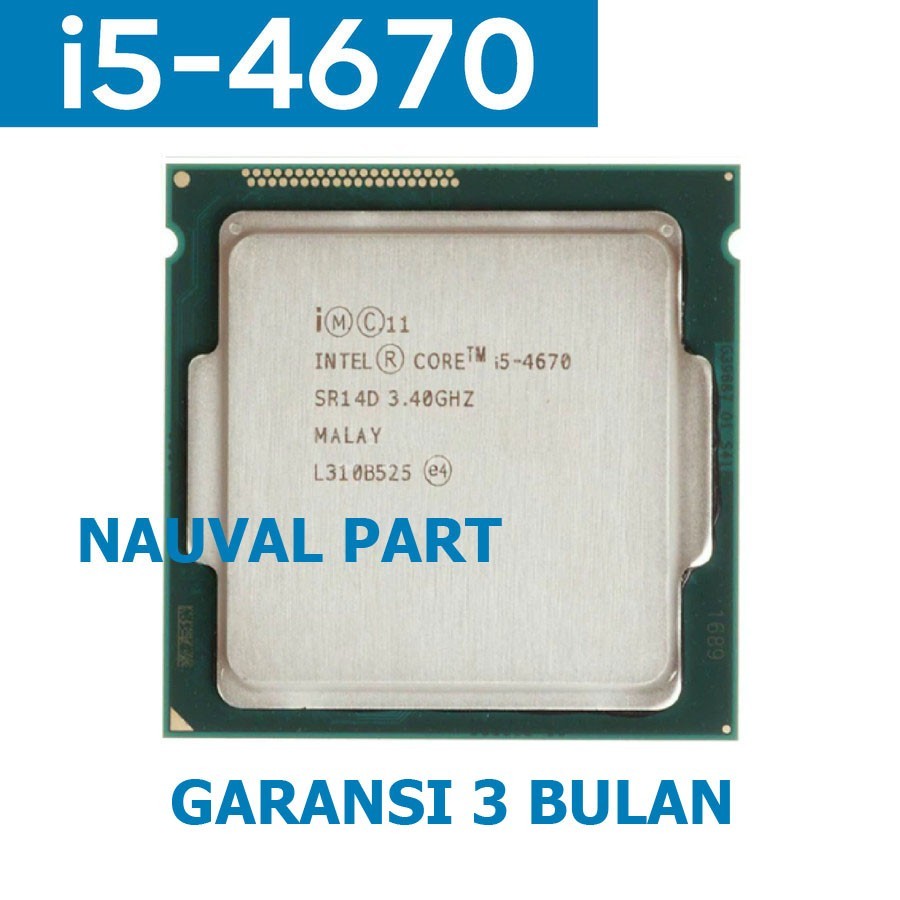 Intel core i5 4670. หน่วยประมวลผล | Shopee Thailand