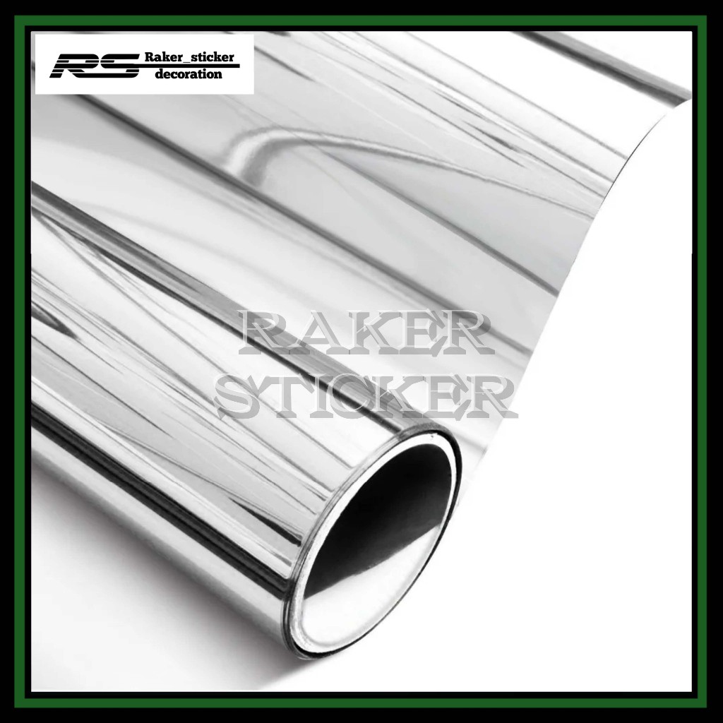 SILVER GLASSFILM MIRROR/ONE-WAY GLASS STICKER/WALLPAPER ANTI-GROUND ...