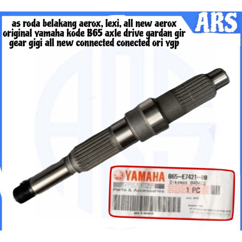 Aerox เพลาล้อหลัง lexi ใหม่ทั้งหมด aerox original yamaha kode B65 ...