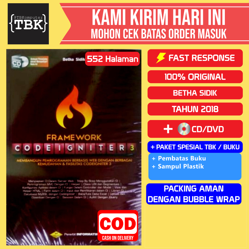 Codeigniter 3 หนังสือกรอบ SITHA SIDIK | Shopee Thailand