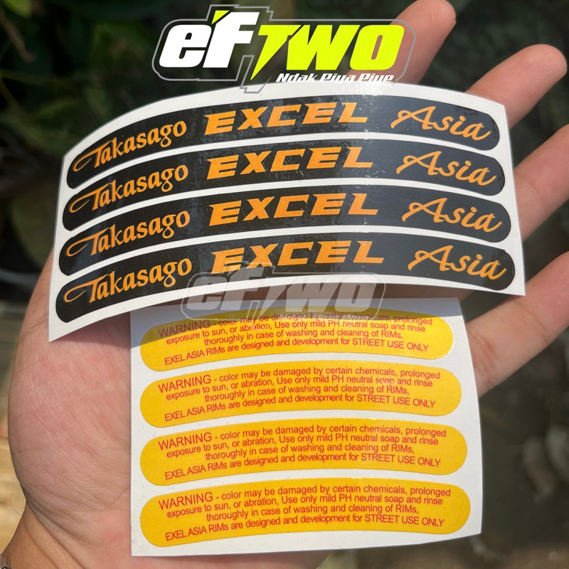 สติ๊กเกอร์ TAKASAGO EXCEL ASIA PRINT RIM | Shopee Thailand