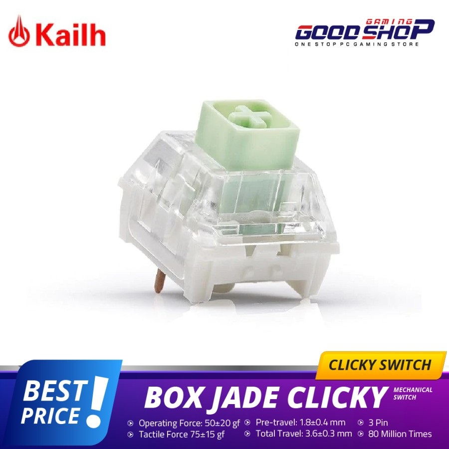Kailh Box Jade Clicky Switch คีย์บอร์ดเครื่องกล | Shopee Thailand