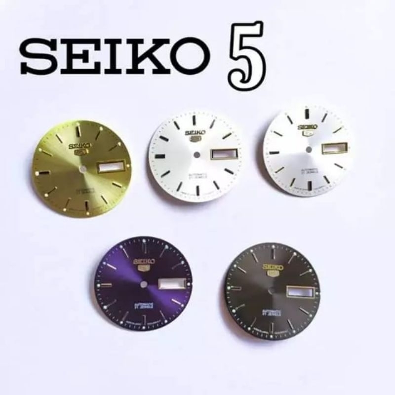 seiko-5-แผ่นนาฬิกาข้อมืออัตโนมัติ