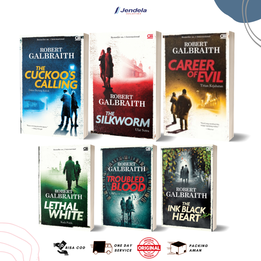 Cormoran Strike Robert Galbraith Series The Cuckoos Calling, The Silkworm, อาชีพชั่วร้าย