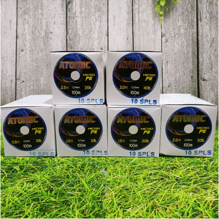 สาย PE Micro PE Atomic ขนาด 100 เมตร คุณภาพดี | Shopee Thailand