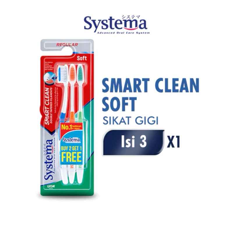 Systema แปรงสีฟันอัจฉริยะ แบบนุ่ม สะอาด | Shopee Thailand