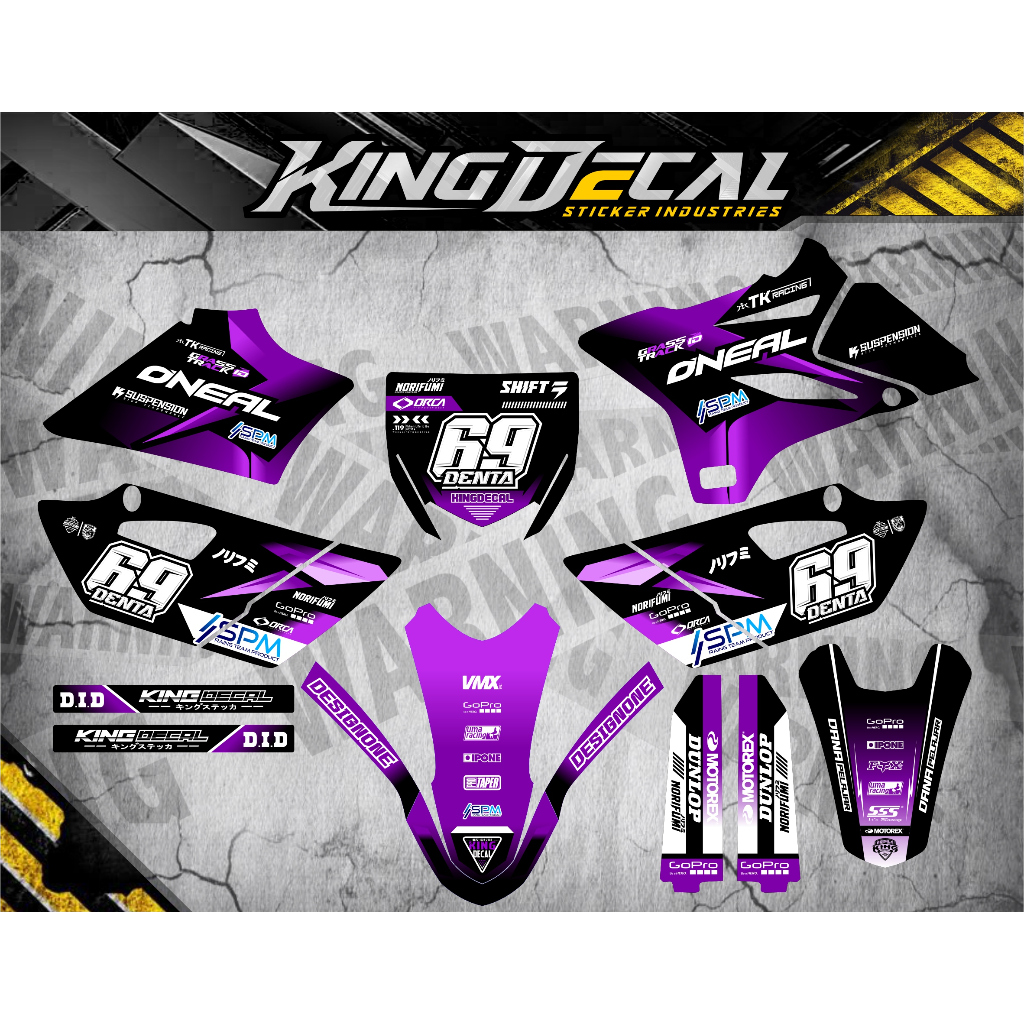 รูปลอก YZ 85 ใหม่ FULL BODY DECAL STICKER YZ 85 DECAL STICKER YZ 85 ...