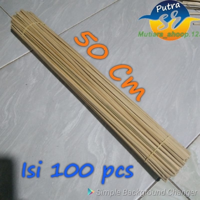 50 ซม. LONG SHARP SATE STICKS CONTAIN 100 ชิ้น | Shopee Thailand
