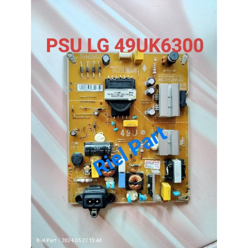 Psu พาวเวอร์ซัพพลายสมาร์ททีวี LED ควบคุม LG 49UK6300PTE - 49UK6300-49UK ...