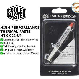 Cooler Master Thermal Paste HIGH PERFORMANCE Paste โปรเซสเซอร์ | Shopee ...