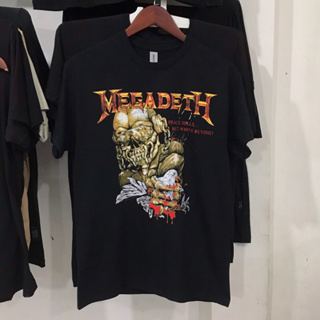 Kaos BAND OFFICIAL MEGADETH - PEACE SELL BUT Whos BUYING (สินค้าของแท้)