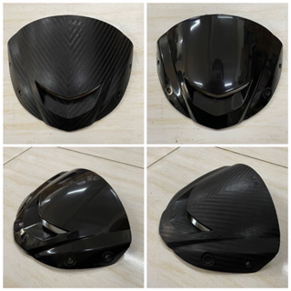 Visor F1ZR Antem 125ZR 125Z JUPITER Z VEGA ZR SATRIA Shark MIO ฯลฯ Pnp มอเตอร์กระจกหน้ารถจักรยานยนต์ ลายวัว สีดํา F1ZR