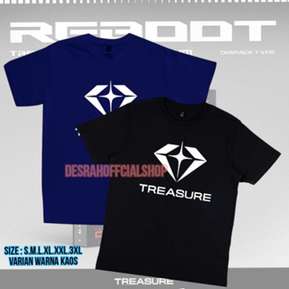 เสื้อยืด พิมพ์ลายโลโก้ kpop Treasure อัลบั้ม REBOOT สไตล์เกาหลี 22 ซม.