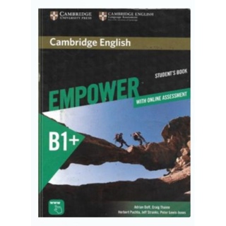 หนังสือภาษาอังกฤษ Cambridge Empower B1+ สําหรับนักเรียน