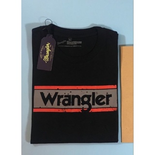 Katun เสื้อยืด ผ้าฝ้าย พรีเมี่ยม ลายทาง Wrangler 30