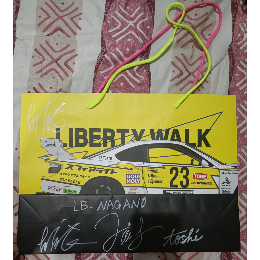 Liberty Walk LBWK Paper Bag Medium With LB Nagano Family Signature ...