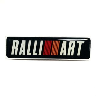 Ralli ART สติกเกอร์โลโก้ ลายนูน 3d สําหรับติดตกแต่งรถยนต์