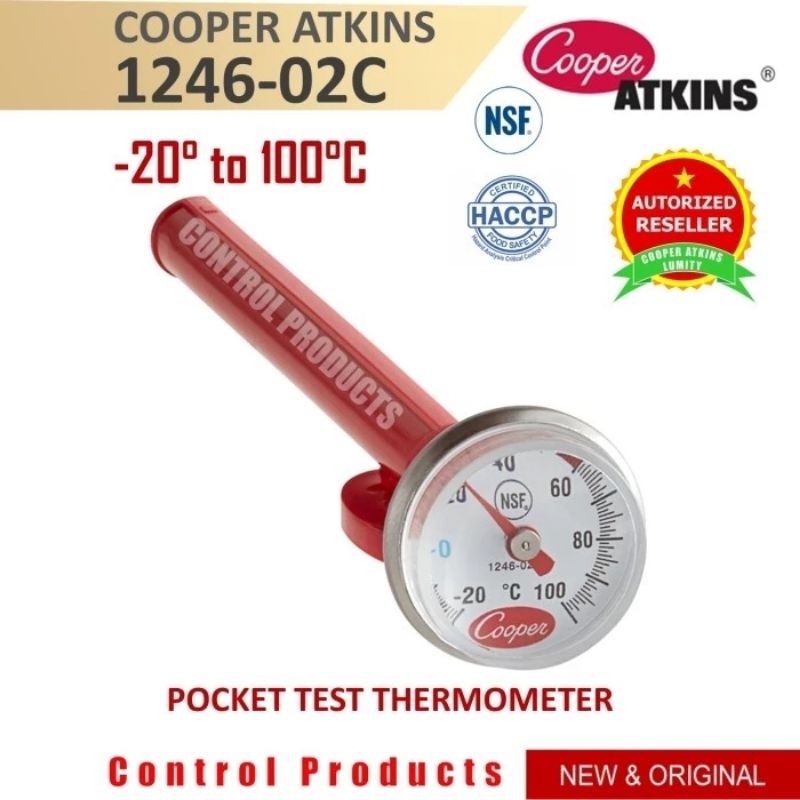 Instant Pocket Barista Temperature เทอร์โมมิเตอร์ Cooper Atkins 1246 ...