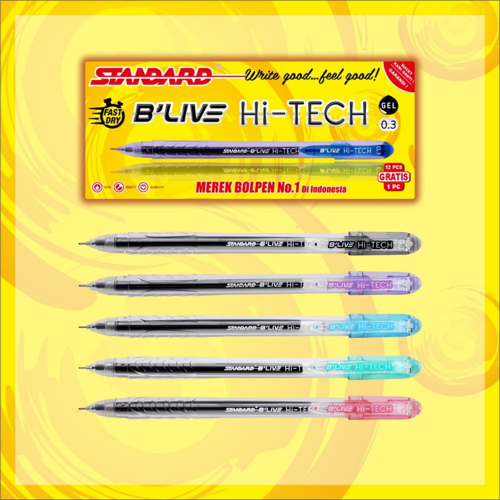 Hitam 3 ชิ้น / Hi-Tech Standard Hitech BLIVE/ Hi-Tech Standard BLIVE Hi ...