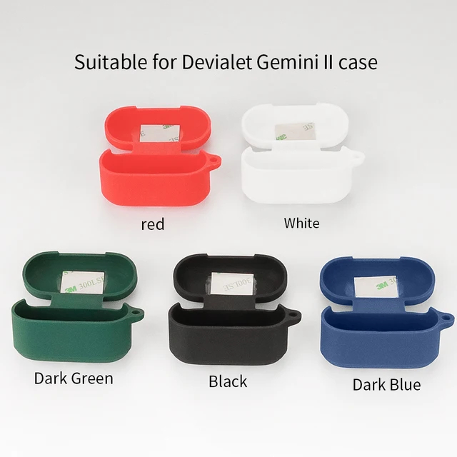 เคสปลอกซิลิโคนป้องกัน Devialet Gemini 2 TWS/Gemini II+Carabiner ...