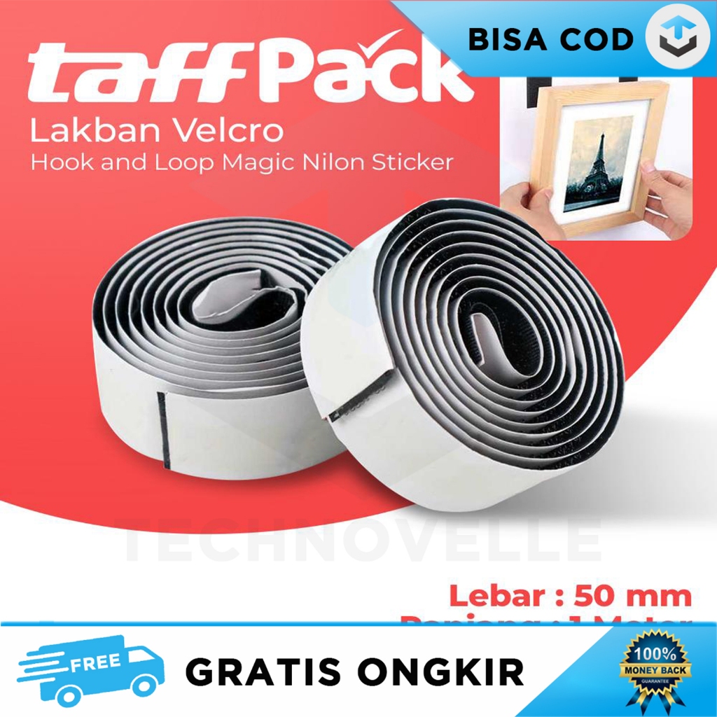 Velcro MAGIC TAPE HOOK และ LOOP TAPE MAGIC ไนลอน 1M สติกเกอร ์ อเนกประ ...