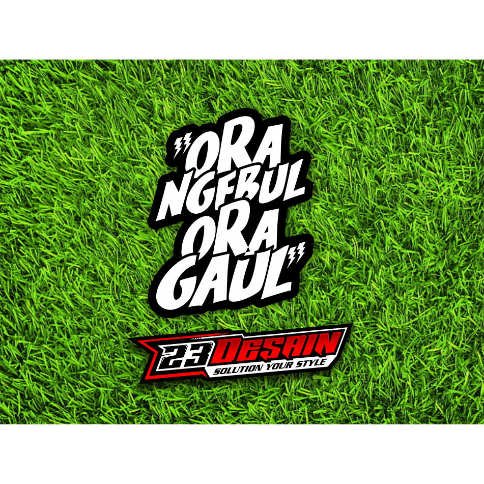 สติกเกอร์ ORA Antem RA GAUL STICKER ORA NINJA No Danger TA STICKER 2 ...