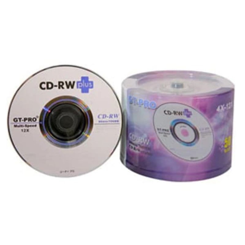 GT-Pro CD-RW plus 4x-12x (80min/700MB) ราคาต่อชิ้น | Shopee Thailand