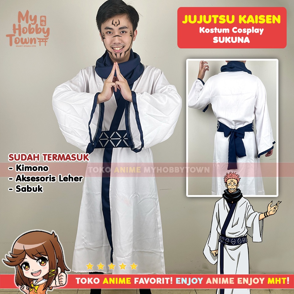 ชุดคอสเพลย์ อนิเมะ Ryomen Sukuna Jujutsu Kaisen Kimono Haori | Shopee ...