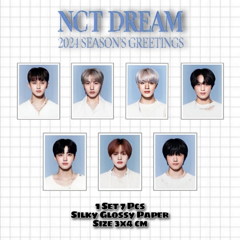 Nct Dream Season Greeting 2024 รูปภาพพาสปอร์ต ID 1 ชุด Shopee Thailand